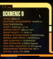 Dettagli fisici del pianeta Ockmenic 9